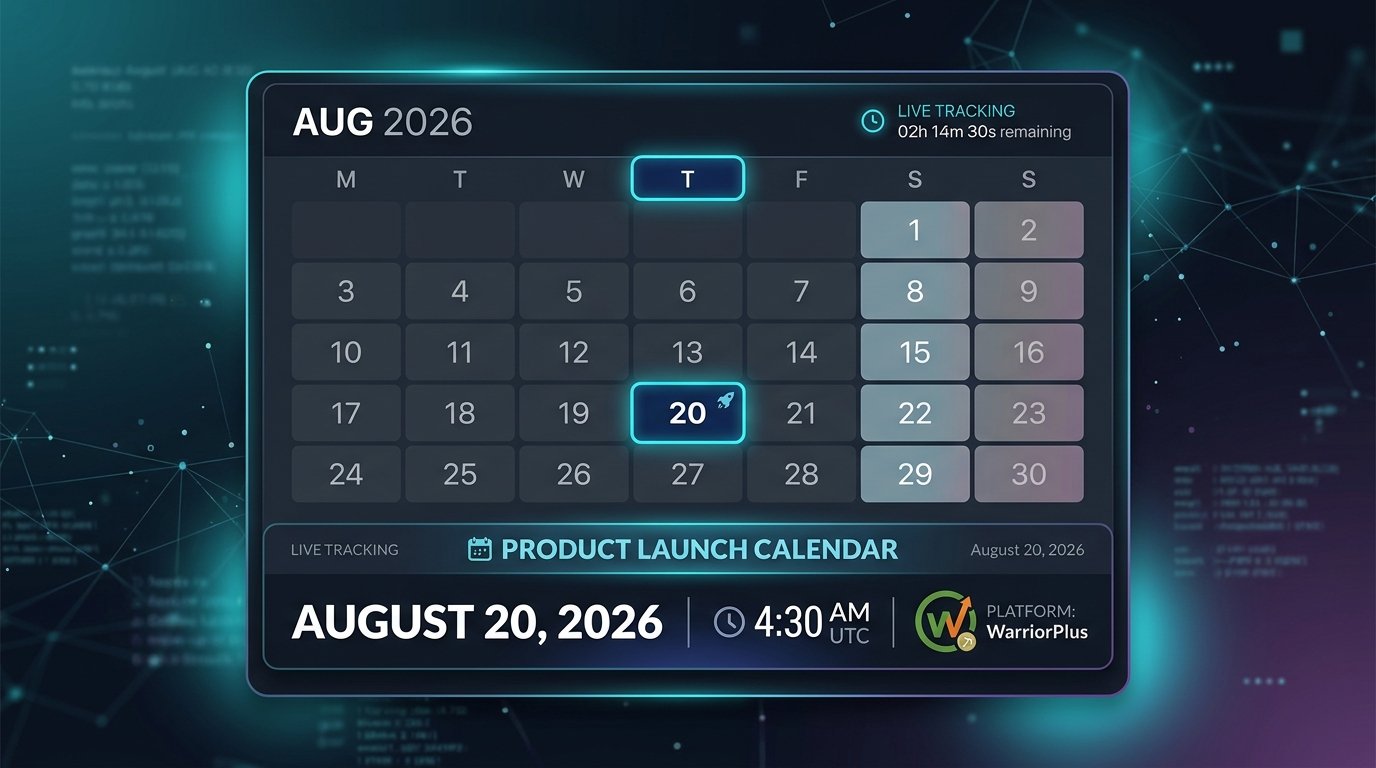 DollCraft AI Launch Date Calendar Graphic